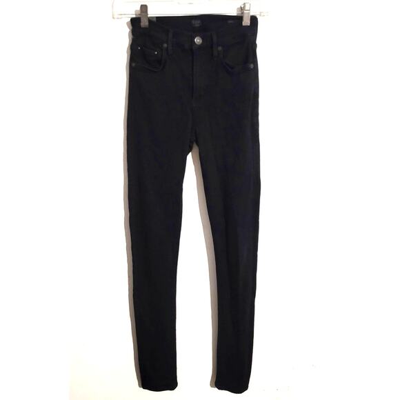 Citizens of Humanity COH Rocket High Rise Skinny Jeans Black 24 - Picture 1 of 13
